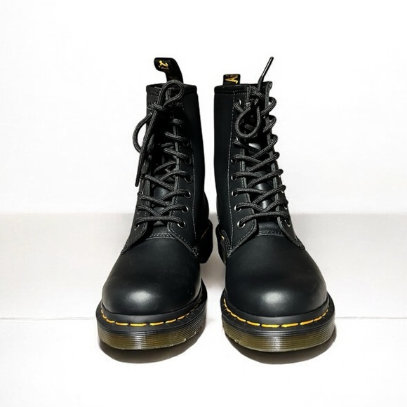 🌻NEW NWOT Dr. Martens 1460 Black Smooth Leather 8-Eye Boots Women's Size 6 - Picture 7 of 15